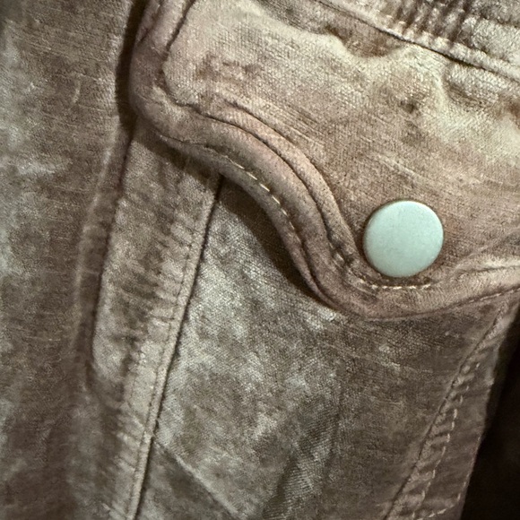 Free People Mauve Velvet Jacket - Picture 6 of 8